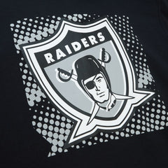 Las Vegas Raiders Gridiron Classics Big Face 7.0 Pullover Hoodie - Black - Mitchell & Ness