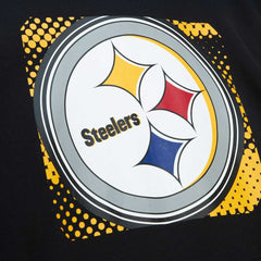 Pittsburgh Steelers Gridiron Classics Big Face 7.0 Pullover Hoodie - Black - Mitchell & Ness