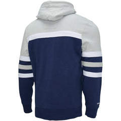 Dallas Cowboys Head Coach Pullover Hoodie - Navy/Heather Gray - Mitchell & Ness
