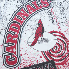 Arizona Cardinals Team Burst Sublimated T-Shirt - White - Mitchell & Ness