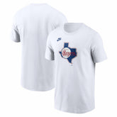 Texas Rangers Nike Cooperstown Collection Logo T-Shirt Sale