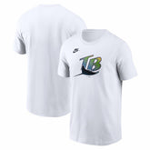 Tampa Bay Rays Nike Cooperstown Collection Logo T-Shirt for sale