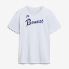 Atlanta Braves Nike Cooperstown Collection Wordmark T-Shirt for sale