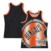 Cincinnati Bengals Big Face 7.0 Fashion Tank Top - Black - Mitchell & Ness