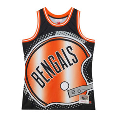 Cincinnati Bengals Big Face 7.0 Fashion Tank Top - Black - Mitchell & Ness