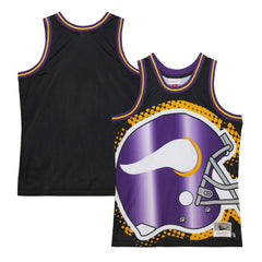 Minnesota Vikings Big Face 7.0 Fashion Tank Top - Black - Mitchell & Ness