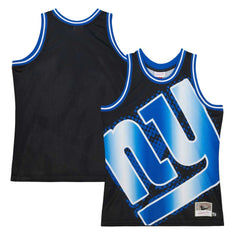 New York Giants Big Face 7.0 Fashion Tank Top - Black - Mitchell & Ness