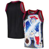 New England Patriots Big Face 7.0 Fashion Tank Top - Black - Mitchell & Ness