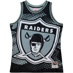 Las Vegas Raiders Big Face 7.0 Fashion Tank Top - Black - Mitchell & Ness