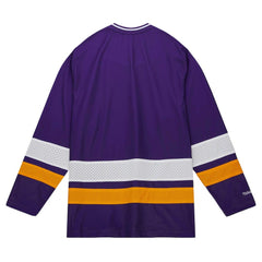 Minnesota Vikings Women's Big Face 7.0 Long Sleeve Jersey T-Shirt - Purple - Mitchell & Ness