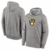 Milwaukee Brewers Nike Primary Logo Therma Hoodie Sale