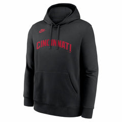Cincinnati Reds Nike Cooperstown Collection Wordmark Club Hoodie Sale