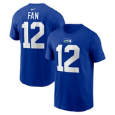 12s Seattle Seahawks Player Name & Number T-Shirt - Royal - Nike