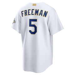 Freddie Freeman Los Angeles Dodgers Nike 2026 Gold Collection Stadium Jersey Sale