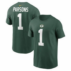 Micah Parsons Green Bay Packers Name & Number T-Shirt - Green - Nike