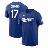 Shohei Ohtani Los Angeles Dodgers Nike 2025 World Series Champions Name & Number T-Shirt for sale