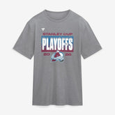 Colorado Avalanche Fanatics 2026 Stanley Cup Playoffs Vintage Tri-Blend T-Shirt - Athletic Heather Gray | Fanatics on sale