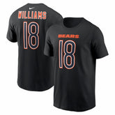 Caleb Williams Chicago Bears Carbon Name & Number T-Shirt - Black - Nike