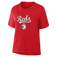 Cincinnati Reds Fanatics Women's Lockup Legacy T-Shirt Online