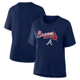 Atlanta Braves Fanatics Women's Lockup Legacy T-Shirt Online