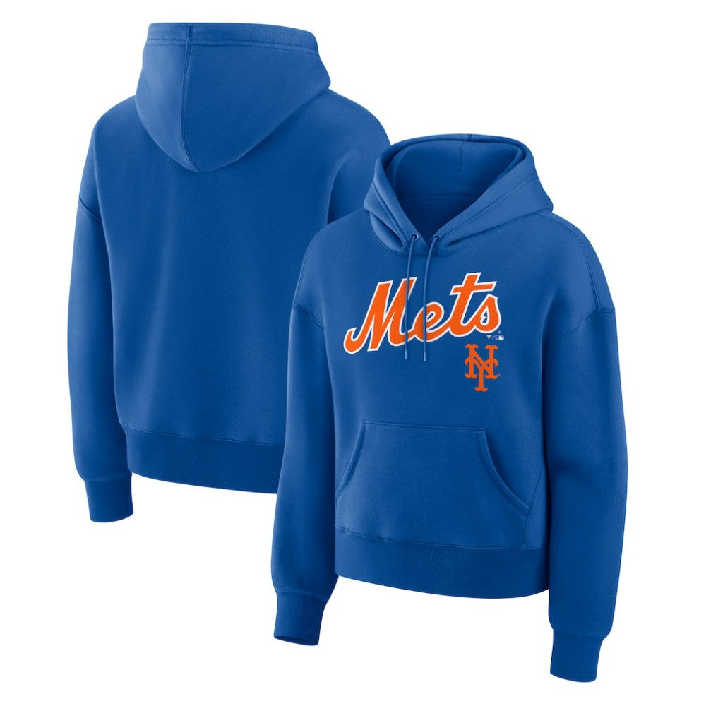 New York Mets Fanatics Women's Lockup Legacy Fleece Hoodie Discount