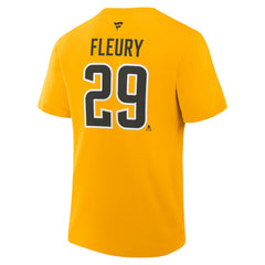 Marc-Andre Fleury Pittsburgh Penguins Fanatics Authentic Stack Name & Number T-Shirt - Gold | Fanatics discount