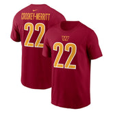 Jacory Croskey-Merritt Washington Commanders Player Name & Number T-Shirt - Burgundy - Nike