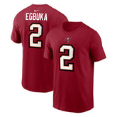 Emeka Egbuka Tampa Bay Buccaneers Player Name & Number T-Shirt - Red - Nike