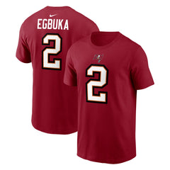 Emeka Egbuka Tampa Bay Buccaneers Player Name & Number T-Shirt - Red - Nike