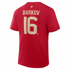 Aleksander Barkov Florida Panthers Fanatics 2026 NHL Winter Classic Authentic Stack Name & Number T-Shirt - Red | Fanatics discount