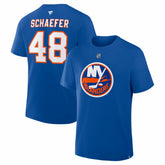 Matthew Schaefer New York Islanders Fanatics Authentic Stack Name & Number T-Shirt - Royal | Fanatics near me