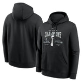 Seattle Seahawks Super Bowl LX Champions Locker Room Trophy Collection Fleece Hoodie - Black - Nike