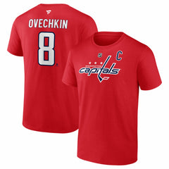 Alexander Ovechkin Washington Capitals Fanatics Authentic Stack Name & Number T-Shirt - Red | Fanatics sale