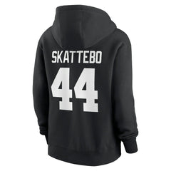 Cam Skattebo New York Giants Women's Player Name & Number Fleece Hoodie - Black - Nike