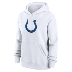Daniel Jones Indianapolis Colts Women's Player Name & Number Fleece Hoodie - White - Nike