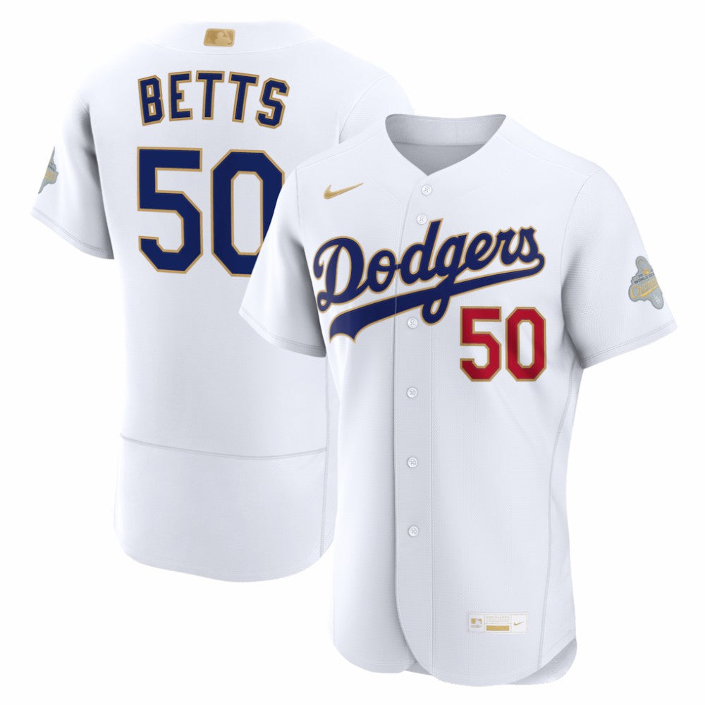 Mookie Betts Los Angeles Dodgers Nike 2026 Gold Collection Authentic Jersey Outlet