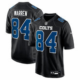 Tyler Warren Indianapolis Colts Fashion Game Jersey - Carbon Black - Nike