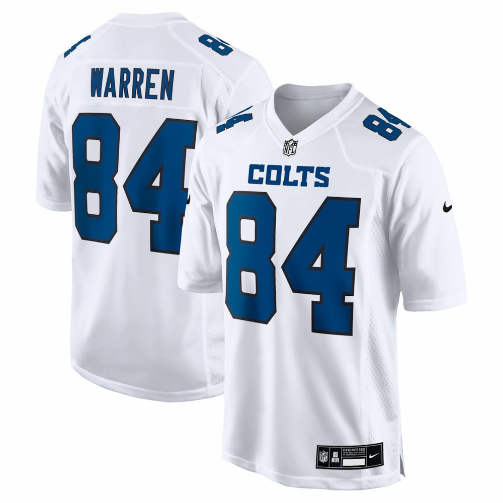 Tyler Warren Indianapolis Colts Fashion Game Jersey - Tundra White - Nike