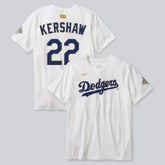 Clayton Kershaw Los Angeles Dodgers Nike 2026 Gold Collection Player Name & Number T-Shirt Outlet