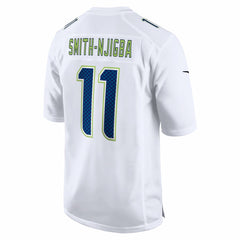 Jaxon Smith-Njigba Seattle Seahawks Super Bowl LX Patch Tundra Fashion Game Jersey - White - Nike