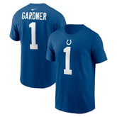 Ahmad Sauce Gardner Indianapolis Colts Player Name & Number T-Shirt - Royal - Nike