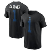Ahmad Sauce Gardner Indianapolis Colts Player Name & Number T-Shirt - Black - Nike