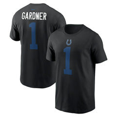 Ahmad Sauce Gardner Indianapolis Colts Player Name & Number T-Shirt - Black - Nike