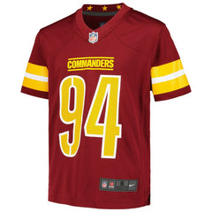 Daron Payne Washington Commanders Youth Game Jersey - Burgundy - Nike