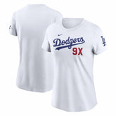 Los Angeles Dodgers Nike Women's 9X Champions T-Shirt for sale