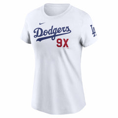 Los Angeles Dodgers Nike Women's 9X Champions T-Shirt for sale