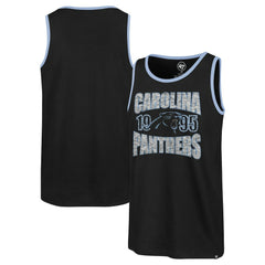 Carolina Panthers '47 Upload Franklin Tank Top - Black - 47 brand
