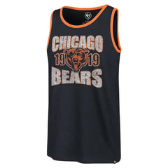 Chicago Bears '47 Upload Franklin Tank Top - Navy - 47 brand