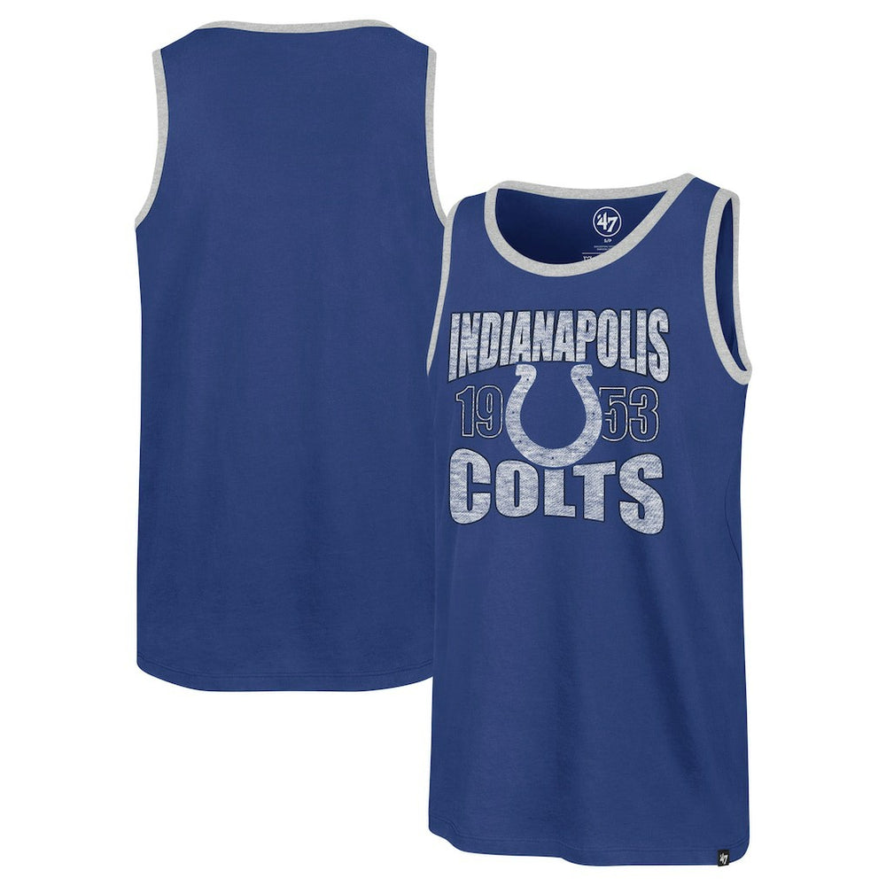 Indianapolis Colts '47 Upload Franklin Tank Top - Royal - 47 brand