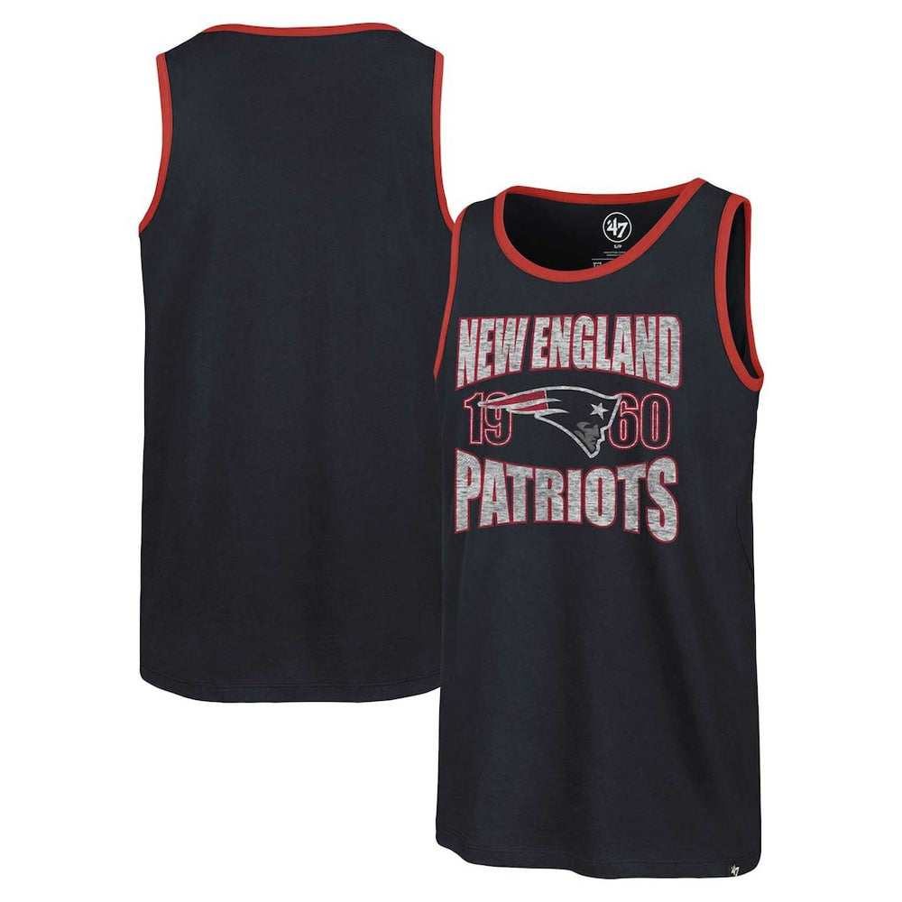 New England Patriots '47 Upload Franklin Tank Top - Navy - 47 brand